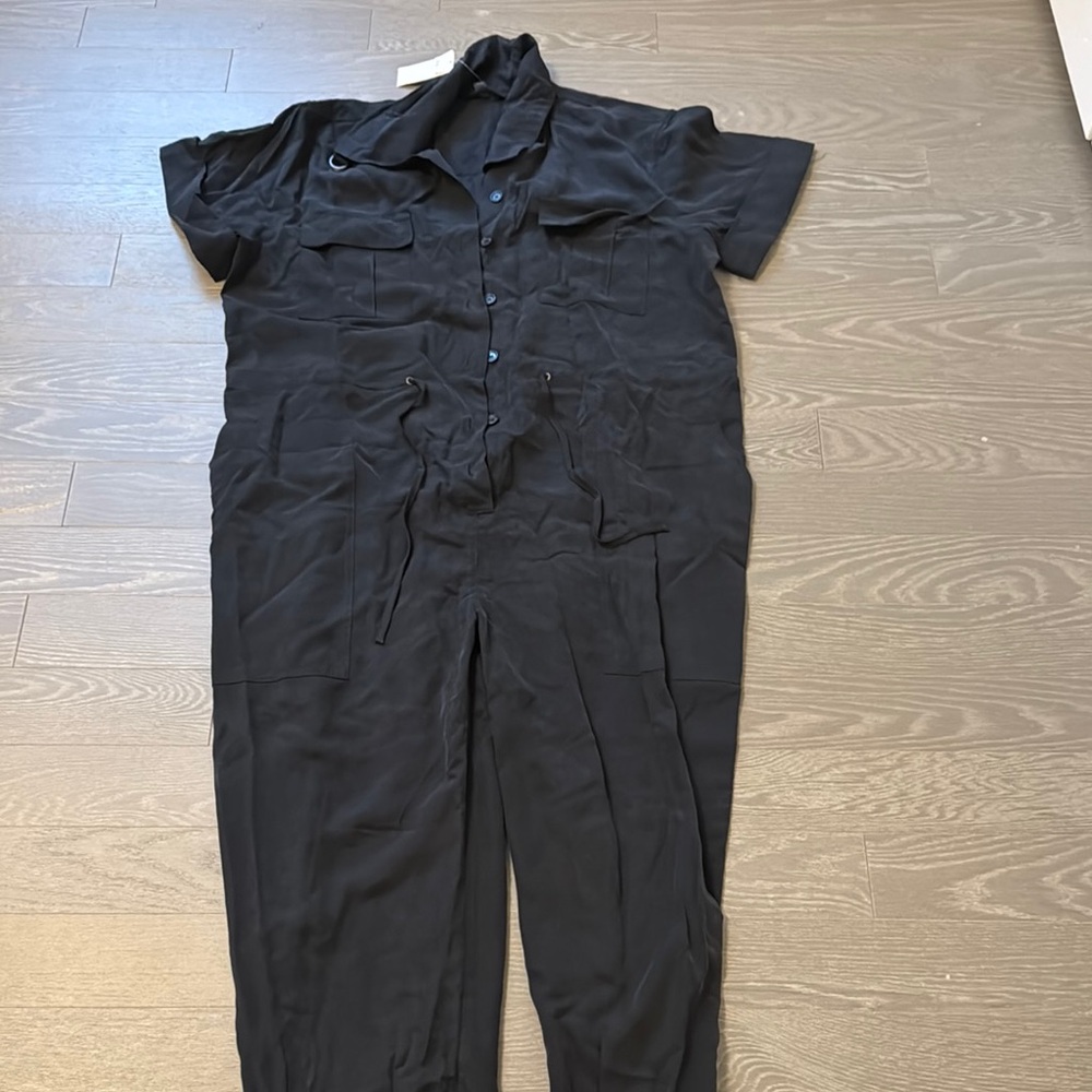 Banana Republic Charcoal Jumpsuit